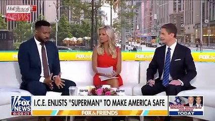 Former 'Superman' Actor Dean Cain Tells Jesse Watters He's Joining ICE | THR News Video