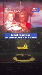Les images du bel hommage de Julien Doré lors de son concert à Nice, hier soir
