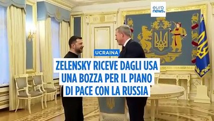 Guerra in Ucraina, Zelensky riceve dagli Stati Uniti una bozza del piano di pace con la Russia