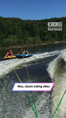 They Were Just Tubing… Until THIS Happened! 😂 Epic Wipeout|| Heartsome 💖