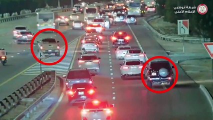 Abu Dhabi Police catch 5 drivers for reckless overtaking, lane indisciplin