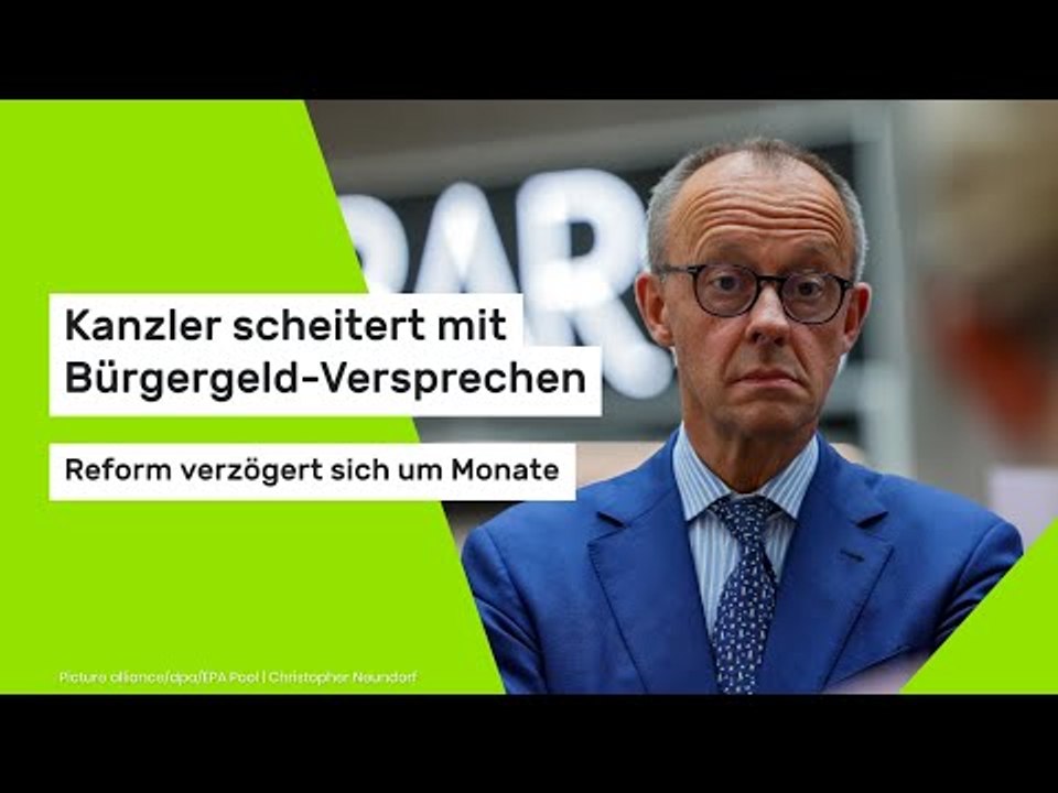Friedrich Merz scheitert mit Bürgergeld-Versprechen
