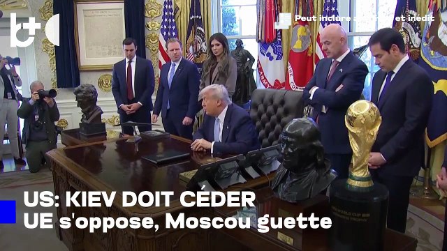 USA veulent que l'Ukraine 'cède' / UE pas d'appui, Russie attend signaux positifs