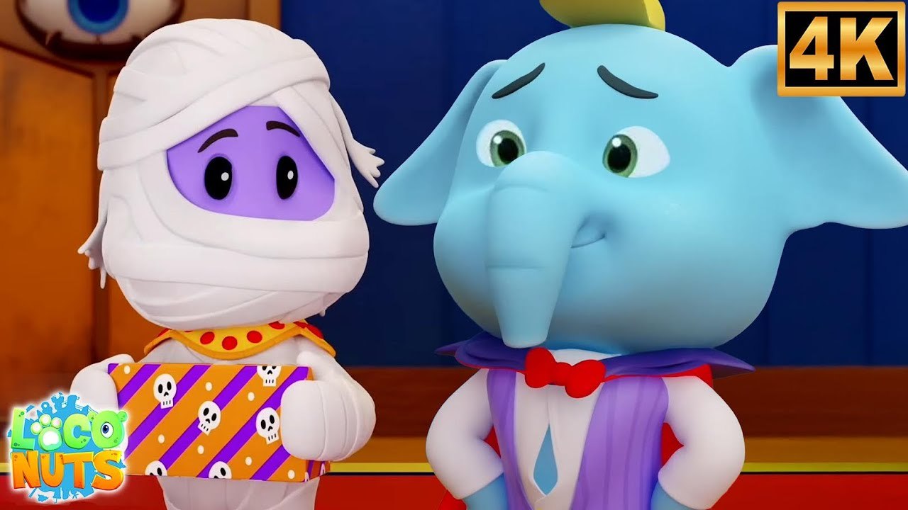 Costume Party by Haunted House | Spooky Cartoon Videos for Kids | Halloween Fun & Nursery Rhymes