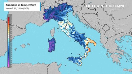 Anomalia temperature.