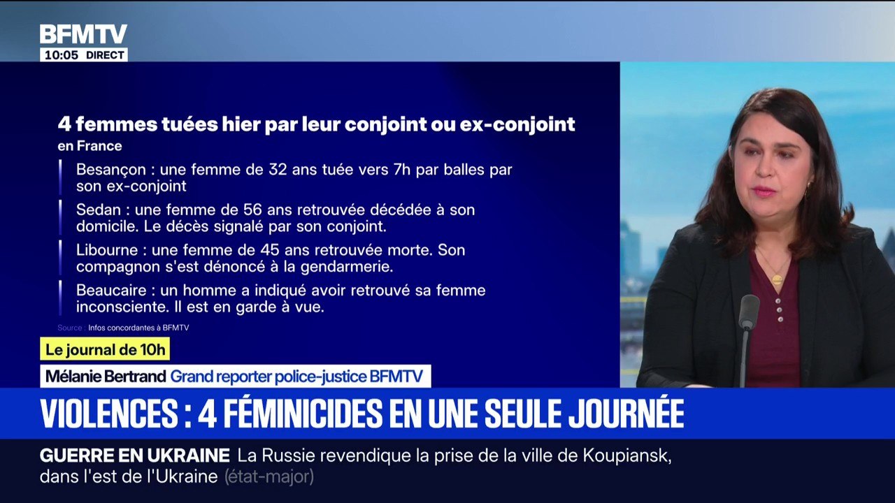 Violences: quatre féminicides ont eu lieu en une seule journée