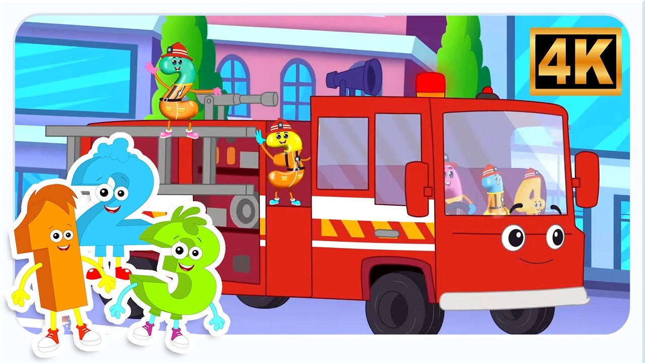 Wheels On The Firetruck 🚒 | Oh My Genius | Nursery Rhymes & Kids Songs | Preschool Learning Video