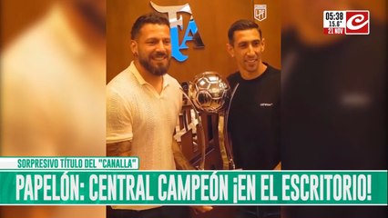 Polémico título a Central: la AFA protagonizó uno de los papelones más grande del fútbol argentino