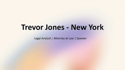 Trevor Jones - New York - A Compelling Legal Educator