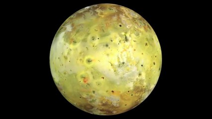 Últimas imágenes de la luna Ío y su volcán que eruciona al espacio