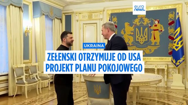 Prezydent Ukrainy otrzymuje projekt planu pokojowego od USA - potwierdza jego biuro w Kijowie