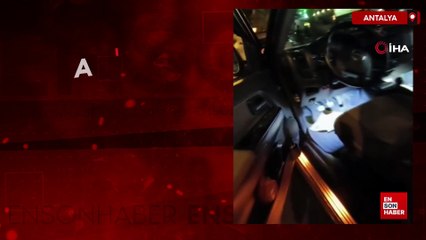 Alanya’da çakarlı araca 276 bin lira ceza uygulandı