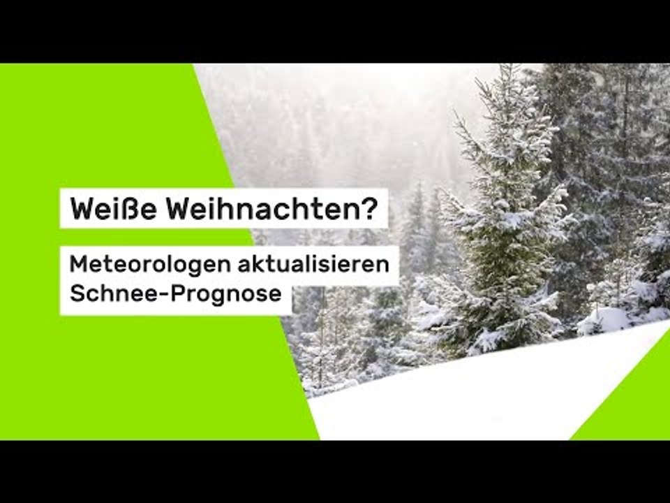 Weiße Weihnachten? Meteorologen aktualisieren Schnee-Prognose