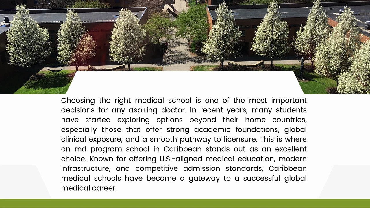 Top MD Program School in Caribbean Your Gateway to a Successful Medical Career