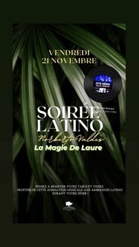 Bonjour 🌞 Venez Nombreux comme d' habitude Aujourd'hui au Restaurant Le Mas des Oliviers à Saint Herblain pour passer un bon moment à partir de 19 h30🥰🥰🥰 pour la soirée Latino avec La Magie De Laure Réservations☎️ au 02 40 63 92 92Merci