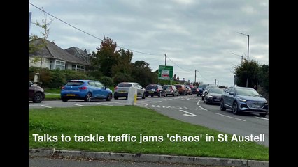 Talks to tackle traffic jams 'chaos' in St Austell