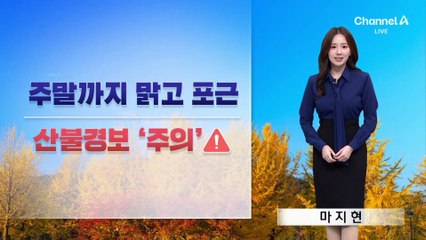 [날씨]주말까지 맑고 포근…산불 주의