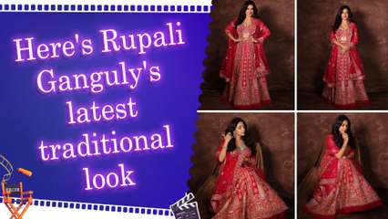Rupali Ganguly stuns in traditional outfit as she celebrates ‘colours, craft and culture’