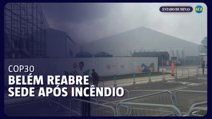 Após incêndio, sede da COP30 reabre em Belém