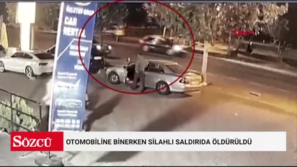 Otomobiline binerken silahlı saldırıda ölmüştü; görüntüler ortaya çıktı