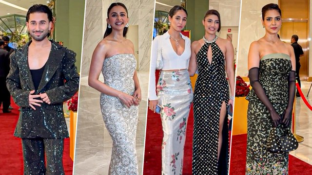 It's a great grand Harper's Bazaar Runway Dinner Bash in Bombay as celebs like Orry, Malavika Mohanan, Alizeh Agnihotri & RakulPreet grace the grand-glam night in style! #malavikamohanan #orry #alizehagnihtori