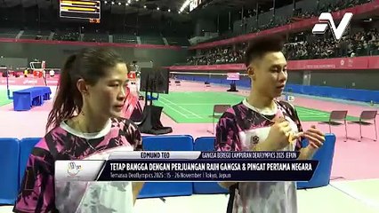 Edmund Teo dan Wei Ying sumbang pingat pertama negara di Deaflympics