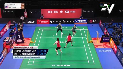 Sze Fei /Nur Izzuddin teruskan kemaraan di Terbuka Australia