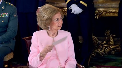 El Rey agradece a la reina Sofía su papel y apoyo durante la Transición