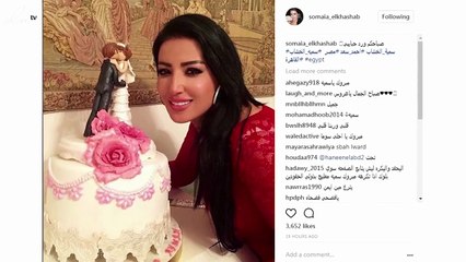 عن طريق الخطأ..  سٌميّة الخشّاب تنشر صورة من آخر زواج سري ثم تحذفها