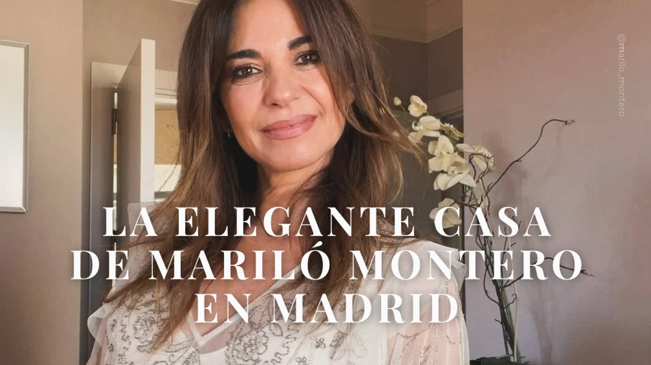 La elegante casa de Mariló Montero en Madrid