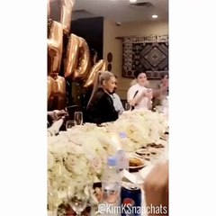 كانيه ويست يحتفل بعيد ميلاد كيم كاردشيان على الطريقة المصرية