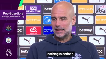 Nothing is defined in November: Guardiola on the Premier League title race