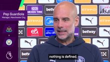 Nothing is defined in November: Guardiola on the Premier League title race