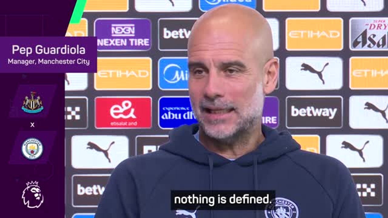 Nothing is defined in November: Guardiola on the Premier League title race