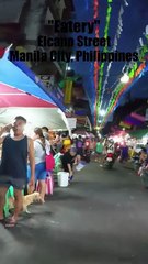 Eatery Along Elcano Street in Manila City in the Philippines