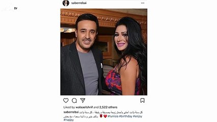 شاهدي كيف هنّأ صابر الرباعي زوجته بعيد ميلادها