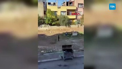 AFAD'ın siren testi sırasında çocuklar esas duruşa geçti