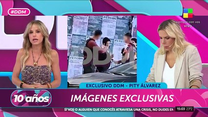 La reaparición de Pity Álvarez: el video caminando por Palermo y el curioso regalo a dos policías