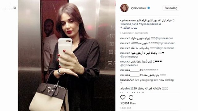 حقيقة الشبح الذي ظهر لسيرين عبد النور في الصورة!