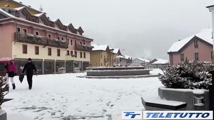 Video News - Vallecamonica, neve a bassa quota