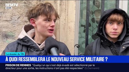 LE DOSSIER DU 13H - À quoi pourrait ressembler un nouveau service militaire?