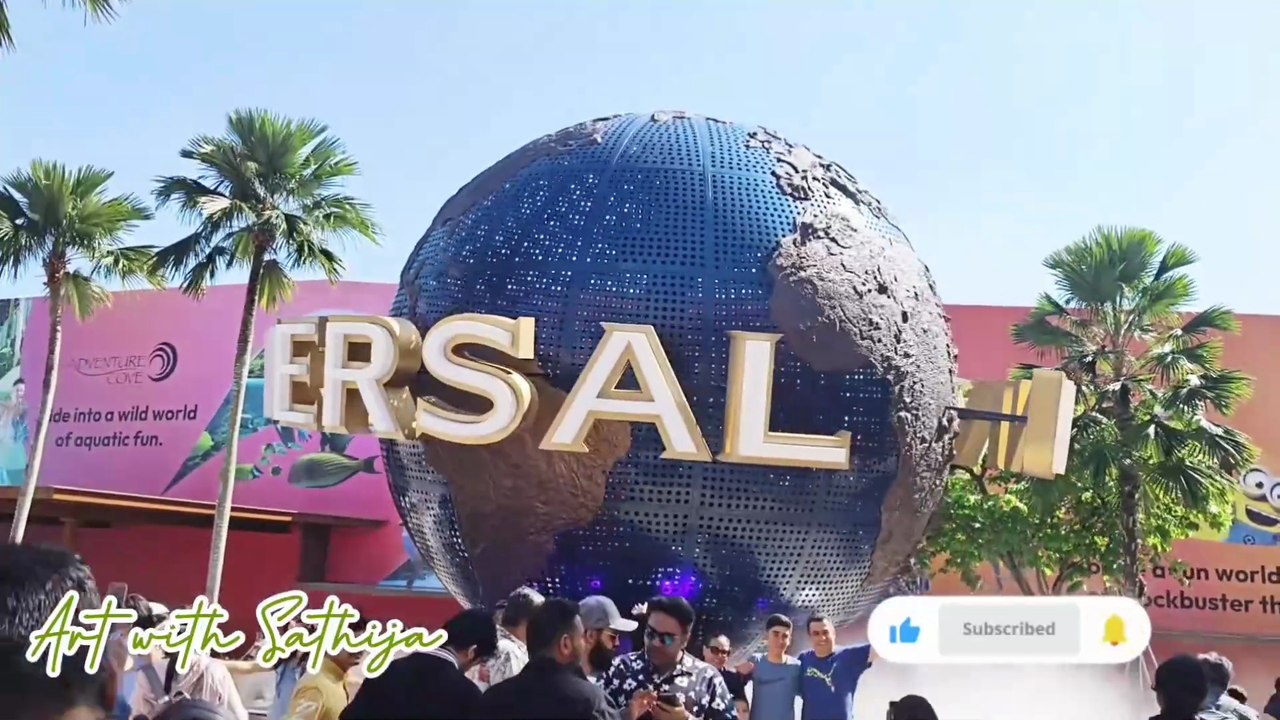 Day 4 in singapore Universal Studios Singapore Vlog 🎢 Rides, Adventure & Fun | Travel Vlog 2025 | Art With Sathija