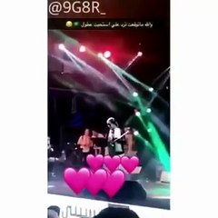 بالفيديو بلقيس فتحي ترد على شاب سعودي قال لها "احبك"اثناء حفلها بدبي احتفالاً باليوم الوطني السعودي