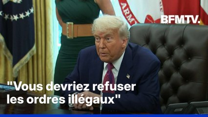 "Punissable de mort": Donald Trump menace des élus démocrates qui appelaient les militaires à désobéir