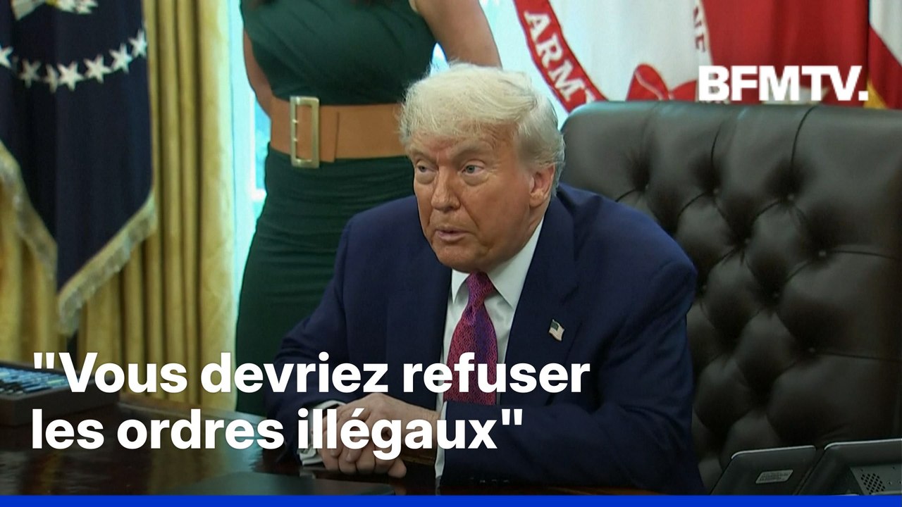 "Punissable de mort": Donald Trump menace des élus démocrates qui appelaient les militaires à désobéir