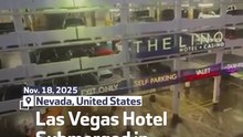 Las Vegas Hotel Submerged in Floodwater