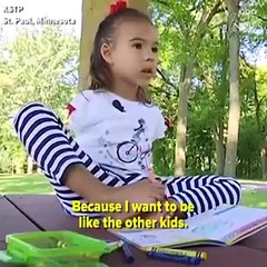 شاهدي بالفيديو: درّاجة عادية لفتاة غير عادية!