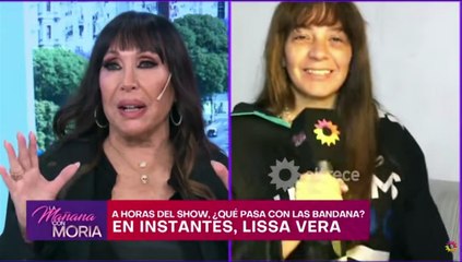 Así reaccionó Moria Casán al ver a Lissa Vera de Bandana recién levantada y sin maquillaje
