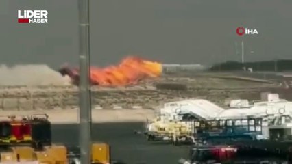 Hindistan'ın savaş uçağı Dubai'deki hava gösterisinde düştü, pilot öldü