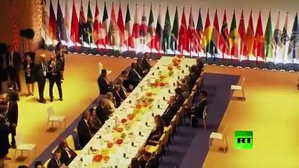 ترامب مع الوفد السعودي في قمة العشرين